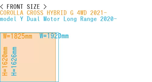 #COROLLA CROSS HYBRID G 4WD 2021- + model Y Dual Motor Long Range 2020-